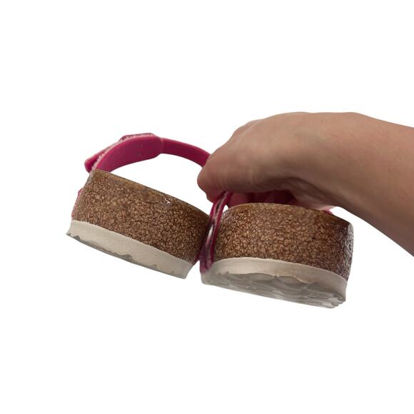 Birkenstock Pink Franca Rivet Sandals Sz 6 - Picture 5 of 7